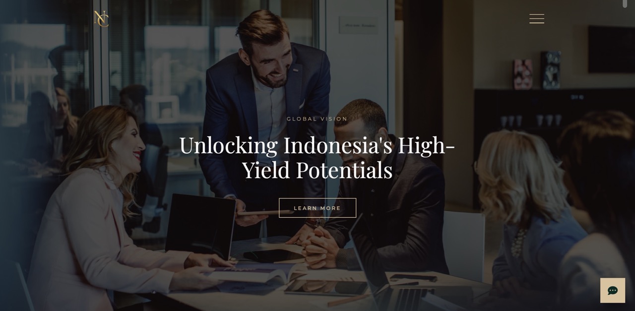 demo website bisnis