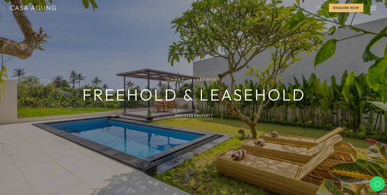 Casa Agung Villa Website