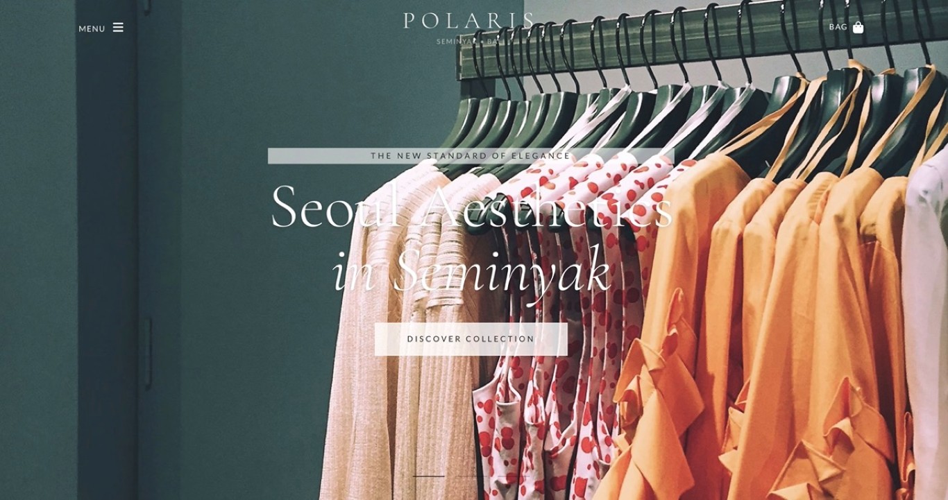 demo website fashion store e-commerce clothing brand retail