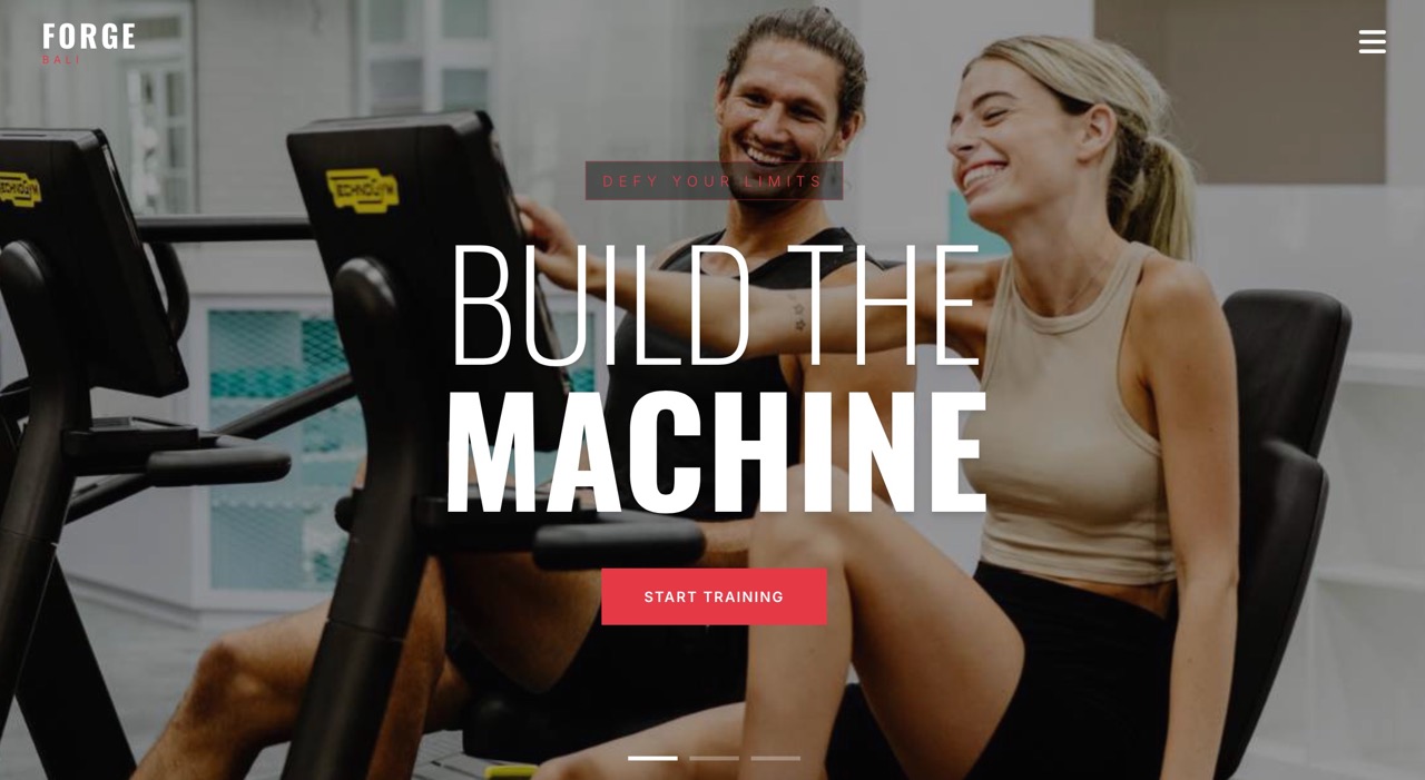 demo website gym fitness wellness sport