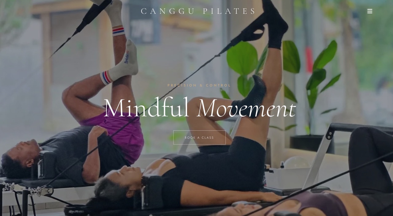 demo website pilates class