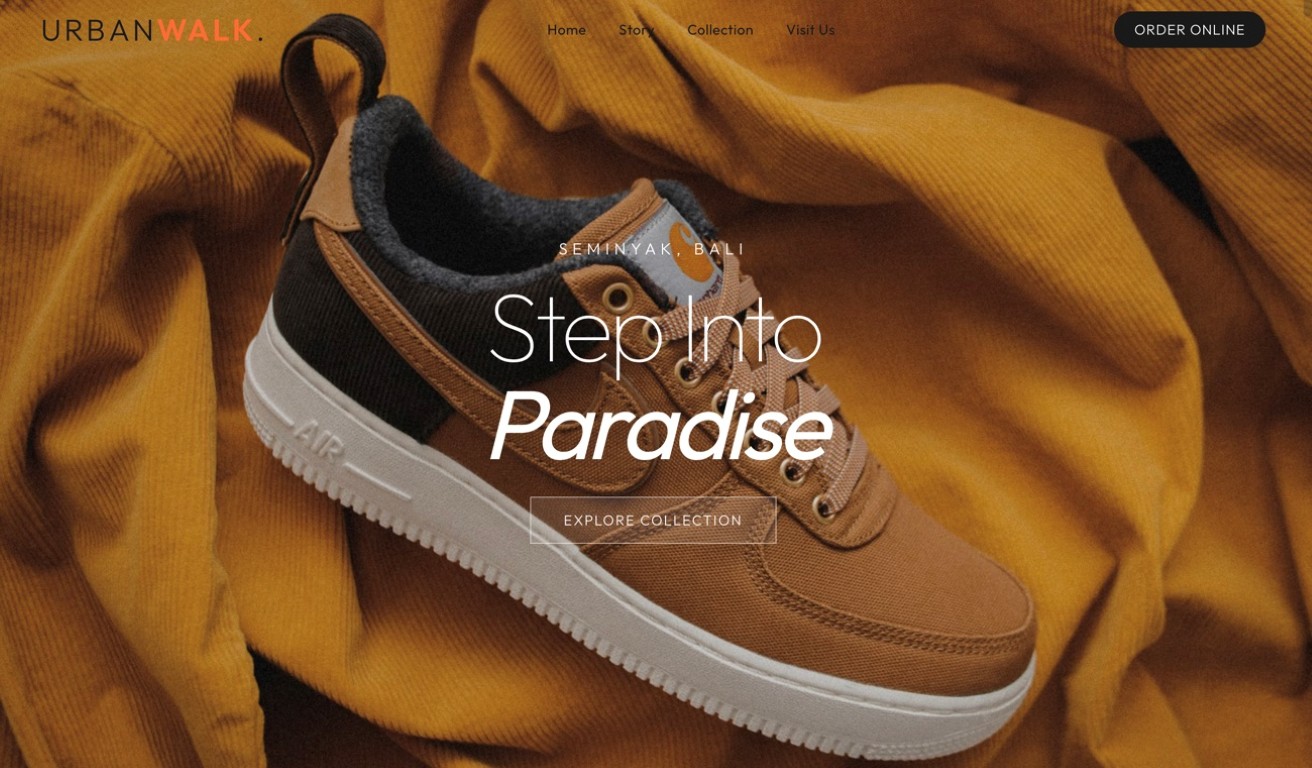 demo website shoes store e-commerce fashion retail platform